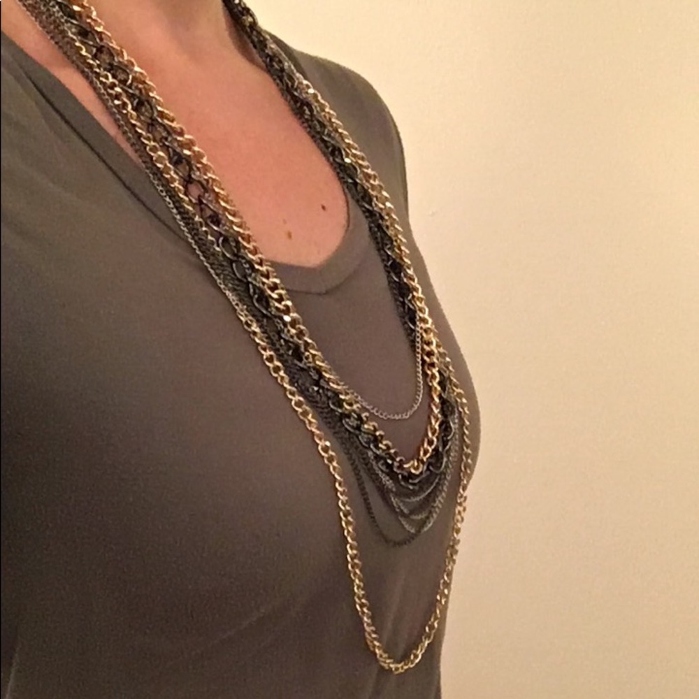Multi-chain Fashion Necklace